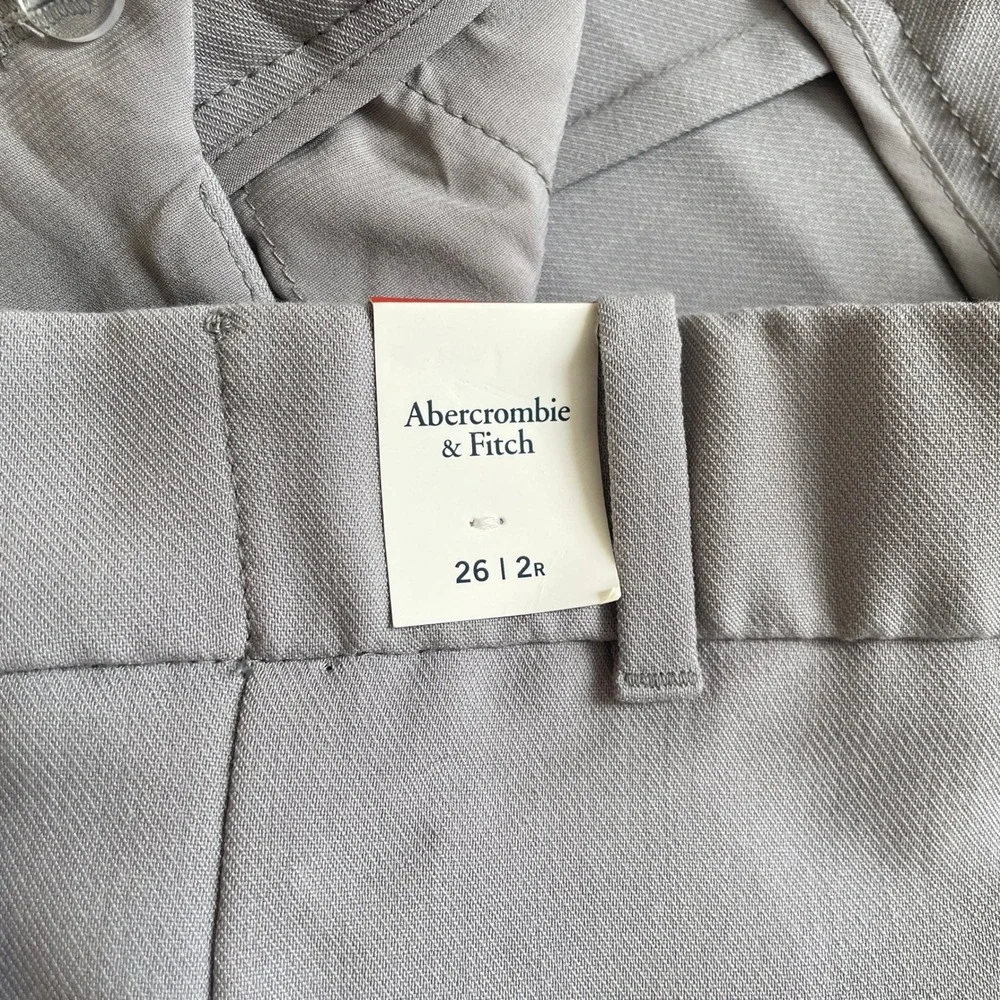 NWT Abercrombie and Fitch A&F Sloane Tailored Wide Leg Pant Size 26 / 2R - Picture 7 of 16